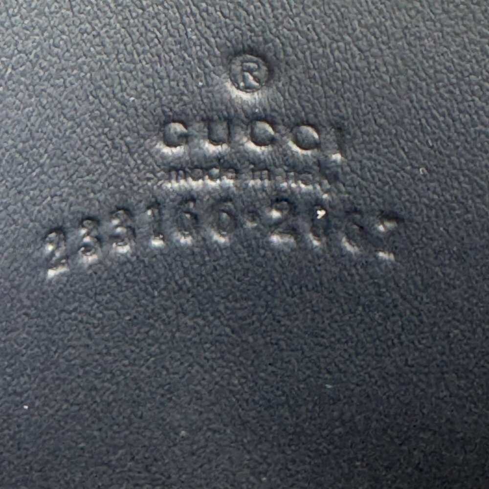 Brand New Gucci GG Denim Monogram Card Holder Double Sided Leather - Picture 4 of 4